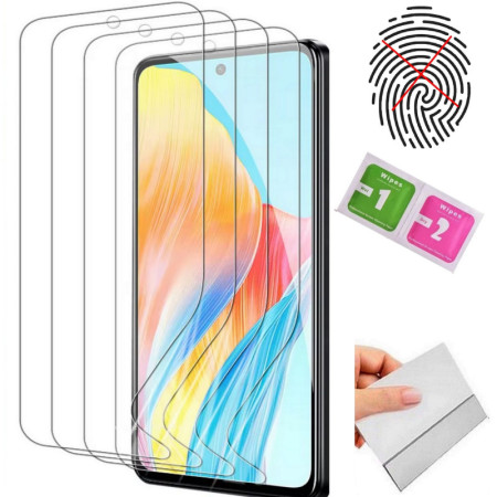Pack de 4 Realme Narzo 50 Pro 5G Films Hydrogel: résistance supérieure aux empreintes et à l'huile | Gardez votre écran comme neuf